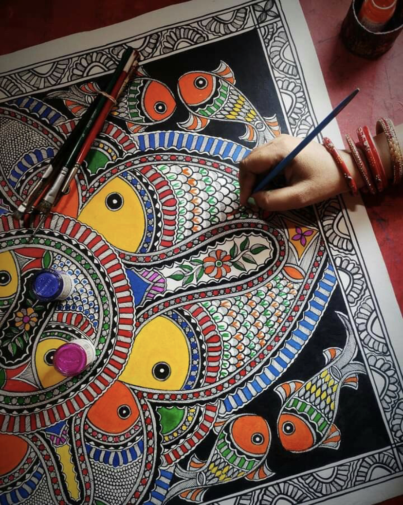 mithila panting